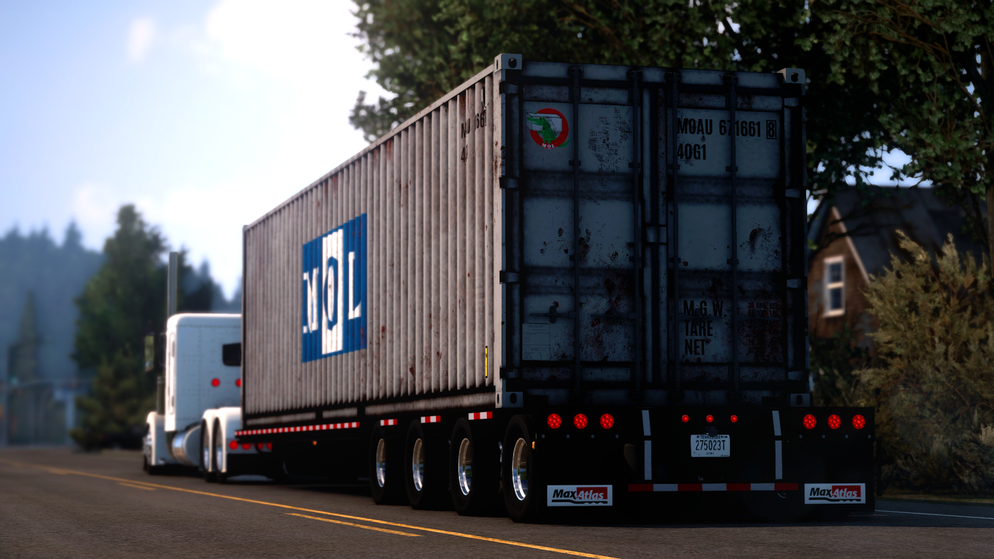 Max Atlas ATS Container Trailer