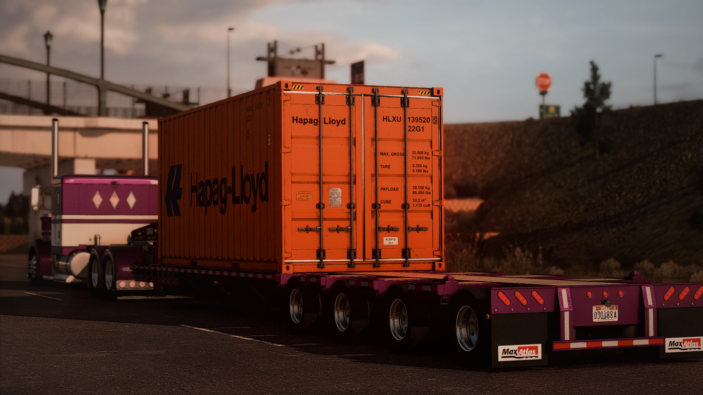 Max Atlas ATS Container Trailer