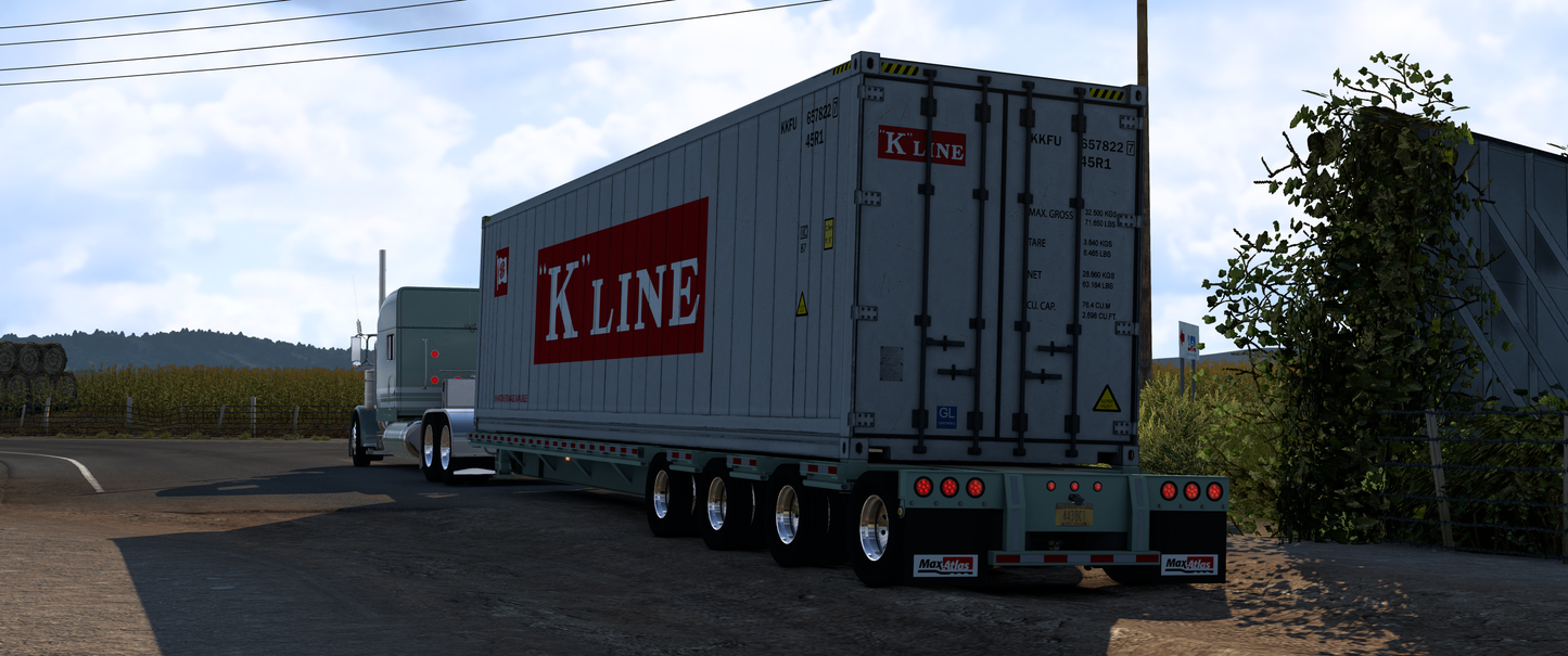 Max Atlas ATS Container Trailer