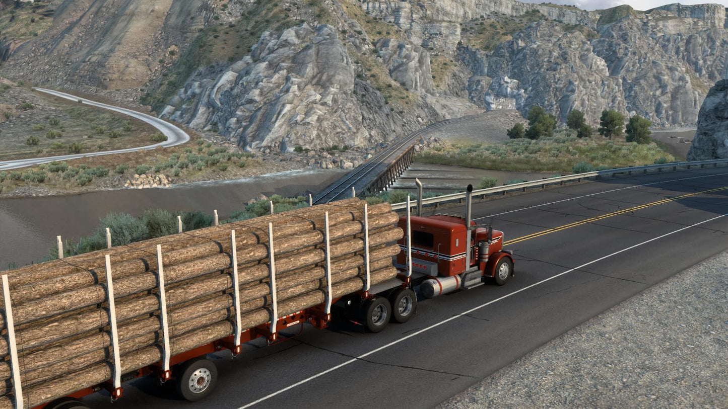 Manac Logging Trailer