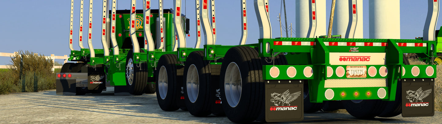 Manac Logging Trailer