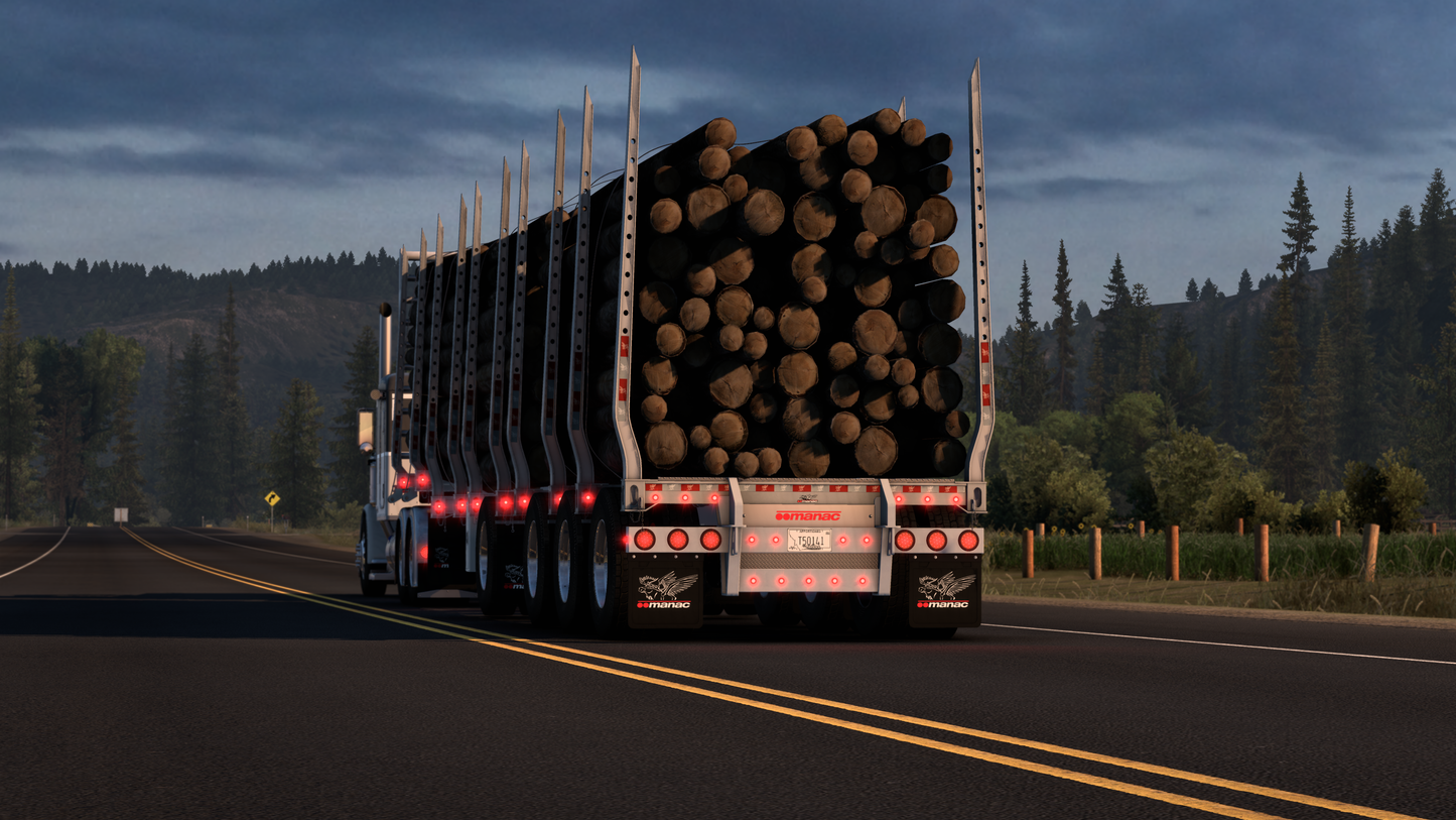 Manac Logging Trailer