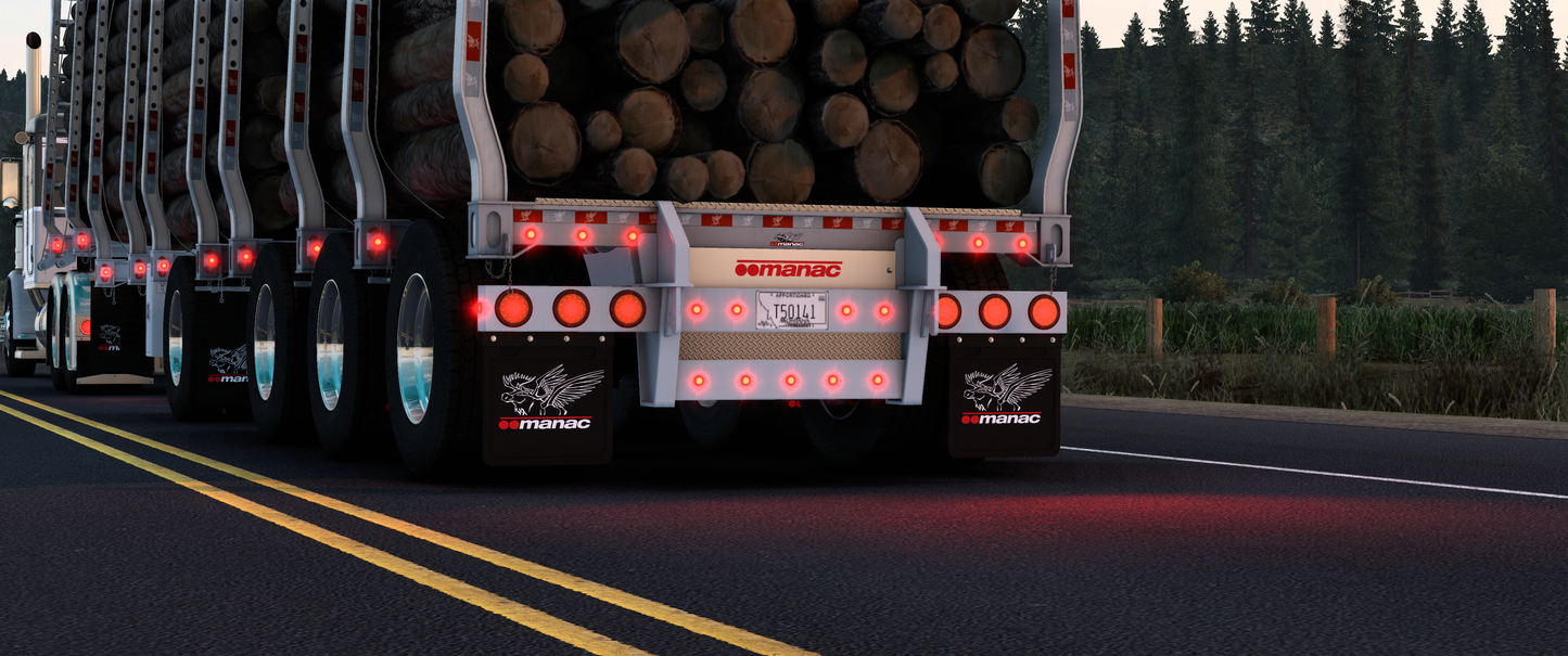 Manac Logging Trailer